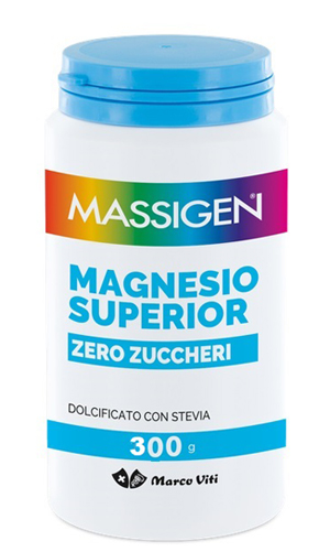 MASSIGEN MAGNESIO SUPERIOR ZERO ZUCCHERI 300 G - Farmacia Del Monaco