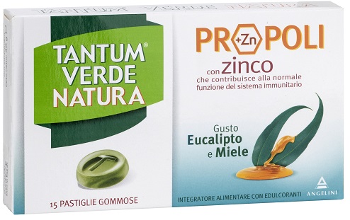 TANTUM VERDE NATURA PASTIGLIE GOMMOSE EUCALIPTO & MIELE 30 G - Farmacia Del Monaco