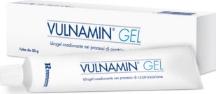 VULNAMIN MEDICAZIONE INTERATTIVA IN GEL A BASE DI AMINOACIDICOSTITUTIVI DEL COLLAGENE E SODIO JALURONATO TUBO 50 G - Farmacia Del Monaco