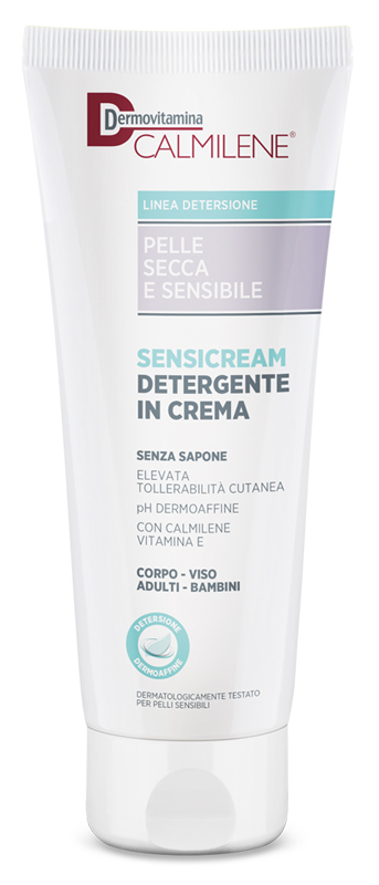 DERMOVITAMINA CALMILENE SENSICREAM DETERGENTE IN CREMA SENZA SAPONE PER PELLE SECCA E SENSIBILE 250 ML - Farmacia Del Monaco