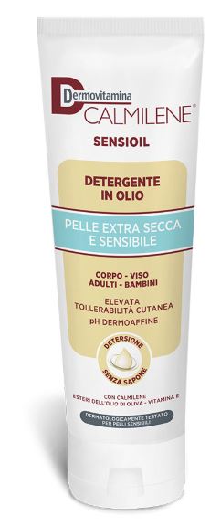 DERMOVITAMINA CALMILENE SENSIOIL DETERGENTE IN OLIO SENZA SAPONE PER PELLE EXTRA SECCA E SENSIBILE 250 ML - Farmacia Del Monaco