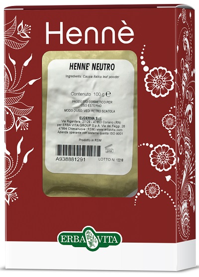 HENNE COLORANTE CAPELLI NEUTRO 100 G - Farmacia Del Monaco