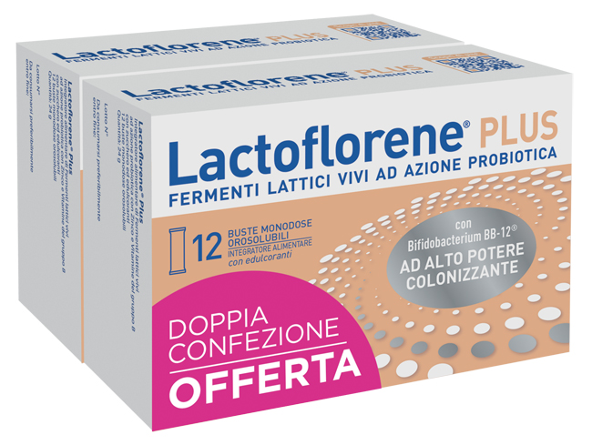 LACTOFLORENE PLUS BIPACK 12 BUSTINE 48 G - Farmacia Del Monaco