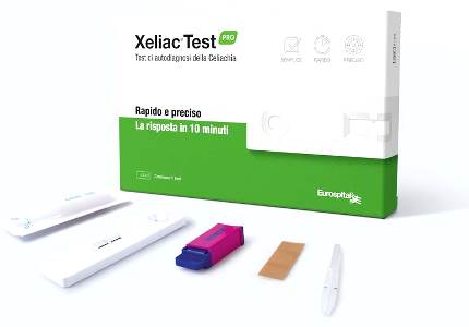 XELIAC TEST PRO DETERMINAZIONE ANTICORPI IGA E IGG ASSOCIATI ALLA MALATTIA CELIACA 1 PEZZO - Farmacia Del Monaco