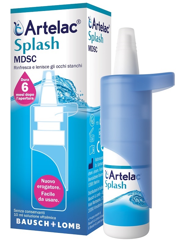 ARTELAC SPLASH MULTIDOSE GOCCE OCULARI FLACONE 10 ML - Farmacia Del Monaco