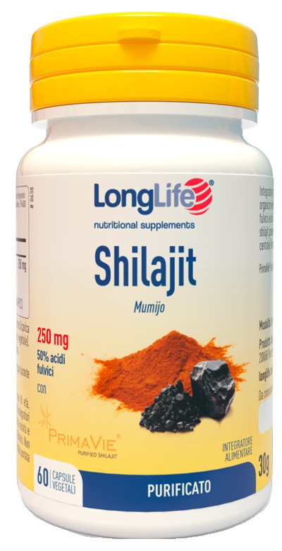 LONGLIFE SHILAJIT 60 CAPSULE - Farmacia Del Monaco