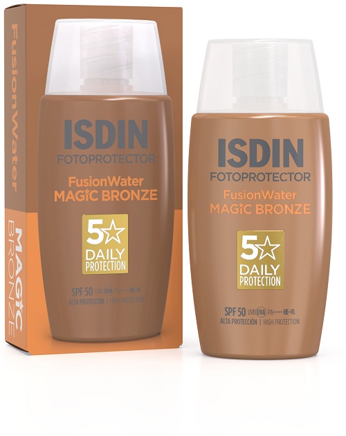 FUSION WATER MAGIC COLOR BRONZE SPF50 50 ML - Farmacia Del Monaco