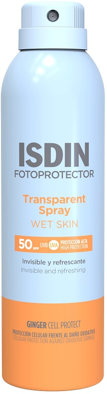 TRANSPARENT SPRAY WET SKIN SPF50 250 ML - Farmacia Del Monaco
