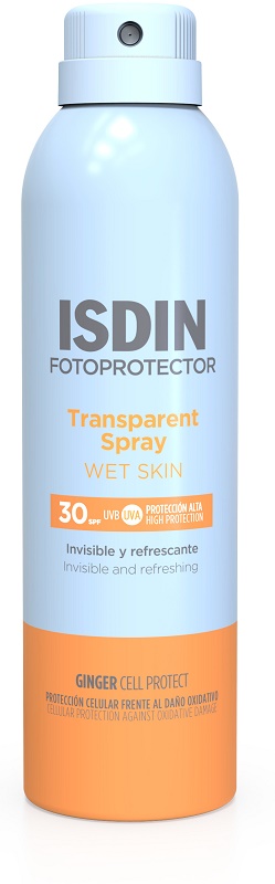 TRANSPARENT SPRAY WET SKIN SPF30 250 ML - Farmacia Del Monaco