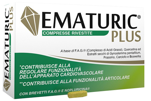 EMATURIC PLUS 30 COMPRESSE RIVESTITE - Farmacia Del Monaco