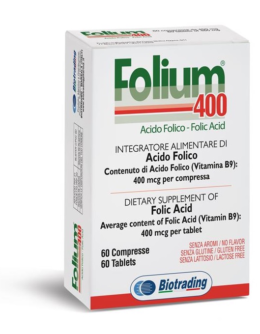 FOLIUM 400 60 COMPRESSE - Farmacia Del Monaco