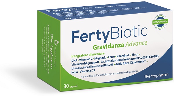 FERTYBIOTIC GRAVIDANZA ADVANCE 30 CAPSULE DA 1,15 G - Farmacia Del Monaco