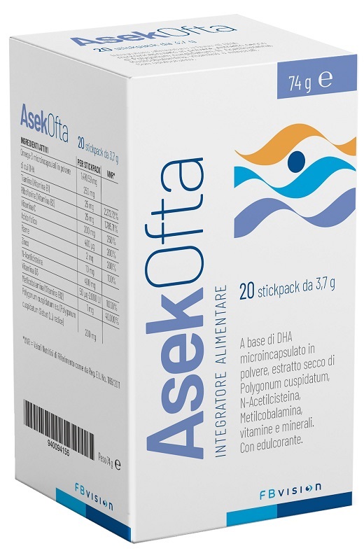 ASEK OFTA 20 STICKPACK - Farmacia Del Monaco