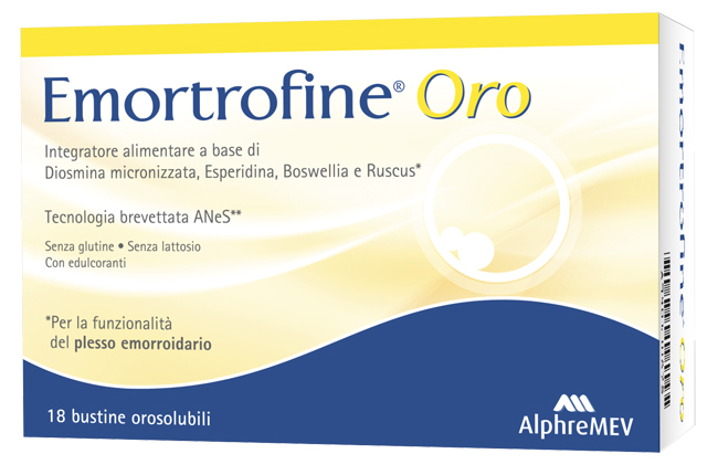 EMORTROFINE ORO 18 BUSTINE DA 3 G - Farmacia Del Monaco