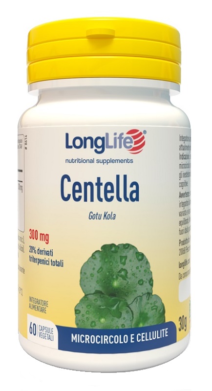LONGLIFE CENTELLA 20% 60 CAPSULE VEGETALI SENZA GLUTINE - Farmacia Del Monaco