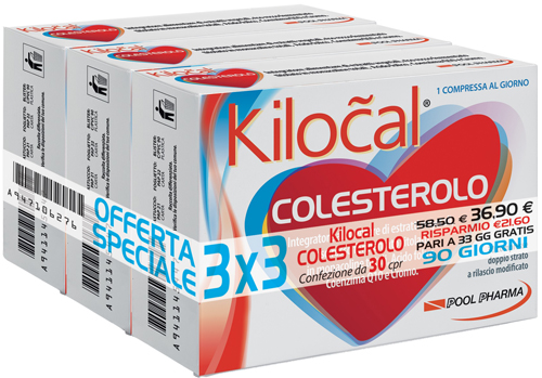 KILOCAL COLESTEROLO 30 COMPRESSE - Farmacia Del Monaco