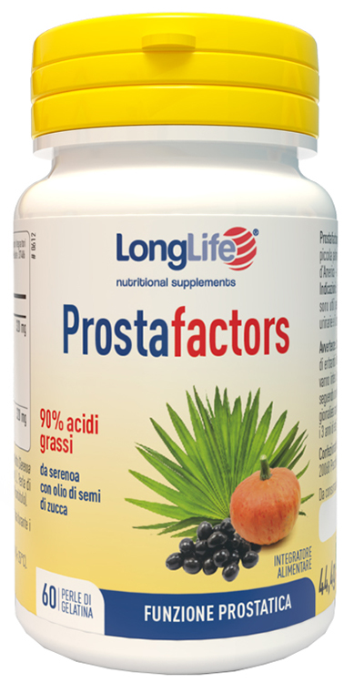 LONGLIFE PROSTAFACTORS 60 PERLE DI GELATINA - Farmacia Del Monaco