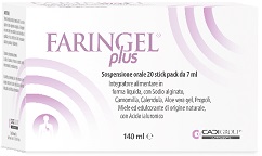 FARINGEL PLUS 20 STICK PACK 7 ML - Farmacia Del Monaco
