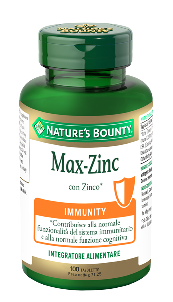 MAX ZINC 100 TAVOLETTE - Farmacia Del Monaco