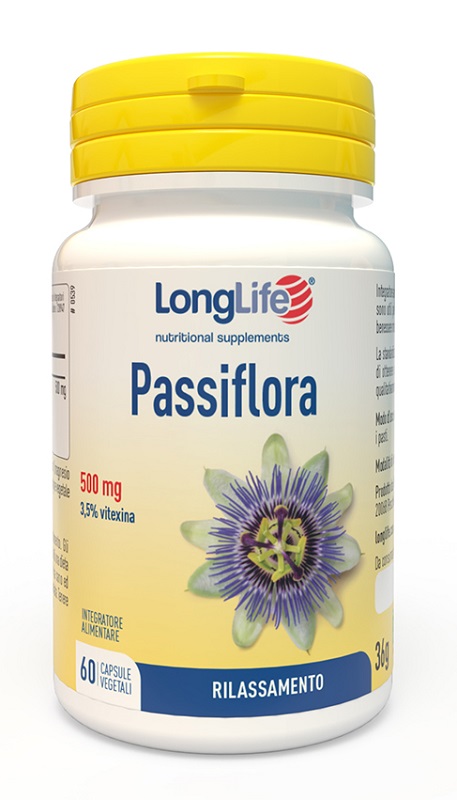 LONGLIFE PASSIFLORA 60 CAPSULE VEGETALI - Farmacia Del Monaco