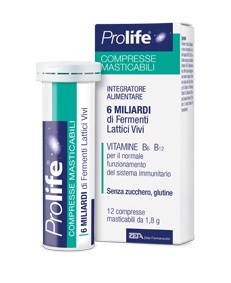 PROLIFE COMPRESSE MASTICABILI INTEGRATORE ALIMENTARE IN TUBETTO CON ASTUCCIO - Farmacia Del Monaco