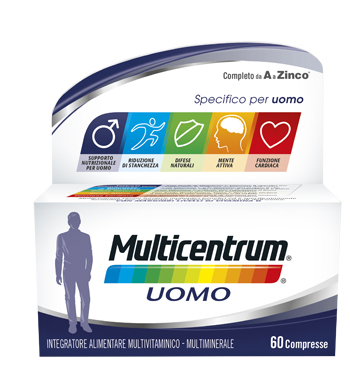 MULTICENTRUM UOMO 60 COMPRESSE - Farmacia Del Monaco