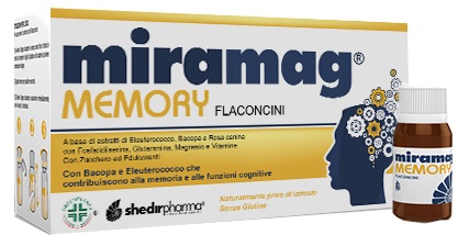 MIRAMAG MEMORY 10 FLACONCINI MONODOSE CON TAPPO DOSATORE 10 ML - Farmacia Del Monaco