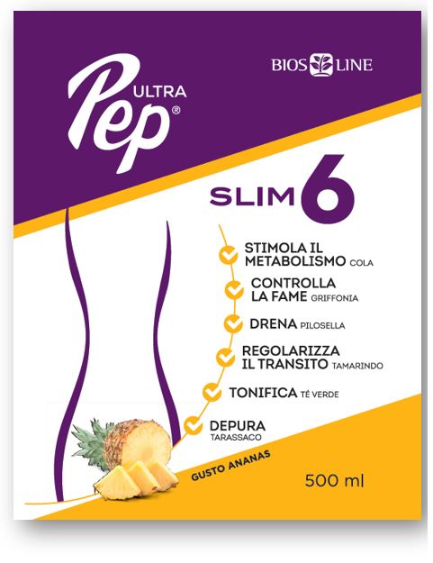 ULTRA PEP SLIM 6 ANANAS 500 ML - Farmacia Del Monaco