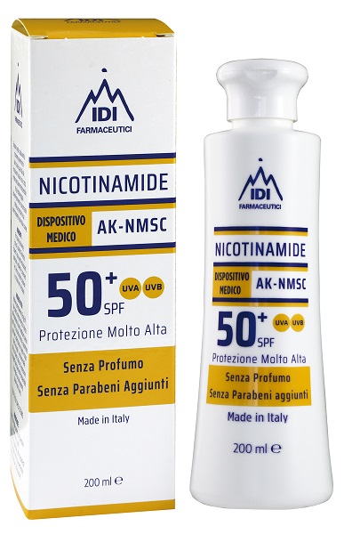 NICOTINAMIDE AK-NMSC 50+SPF PROTEZIONE MOLTO ALTA 200 ML - Farmacia Del Monaco