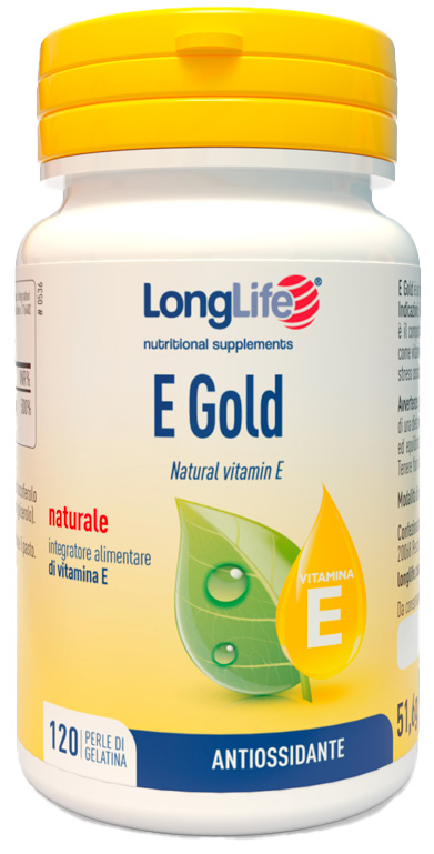 LONGLIFE E GOLD 90UI 120 PERLE - Farmacia Del Monaco