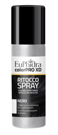 EUPHIDRA COLORPRO XD TINTURA RITOCCO SPRAY CAPELLI NERO 75 ML - Farmacia Del Monaco