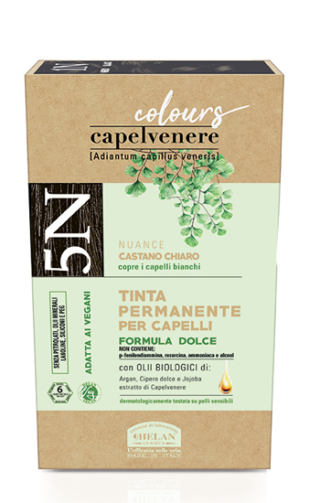 CAPELVENERE COLOURS TINTA CAPELLI 5N CASTANO CHIARO - Farmacia Del Monaco