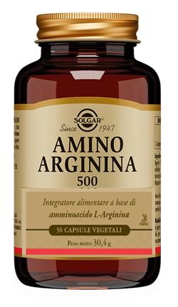 AMINO ARGININA 500 50 CAPSULE VEGETALI - Farmacia Del Monaco