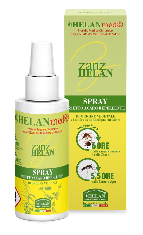 ZANZHELAN INSETTOREPELLENTE VEGETALE SPRAY ECOLOGICO 100 ML - Farmacia Del Monaco