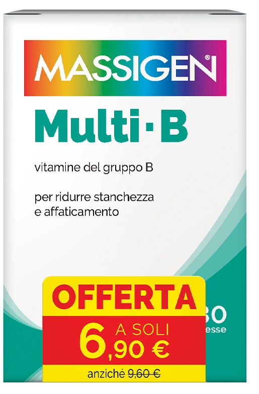 MASSIGEN MULTI-B 30 COMPRESSE RIVESTITE DA 364 MG 6,90 E - Farmacia Del Monaco