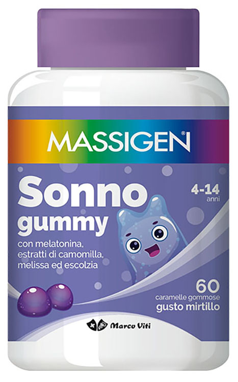MASSIGEN SONNO GUMMY 60 CARAMELLE - Farmacia Del Monaco