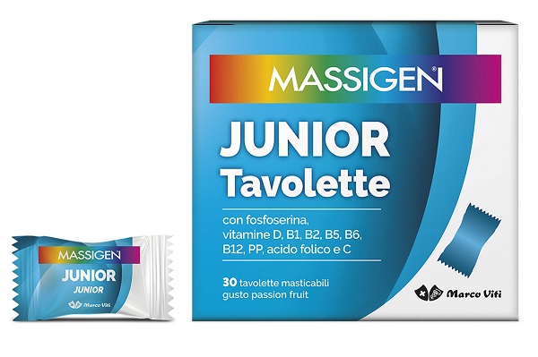 MASSIGEN JUNIOR 30 TAVOLETTE MASTICABILI - Farmacia Del Monaco