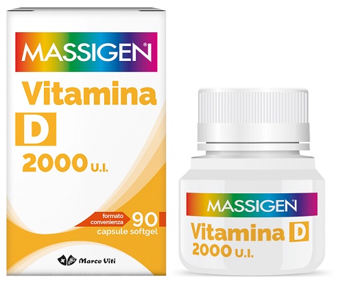 MASSIGEN VITAMINA D 2000 UI 90 CAPSULE SOFTGEL - Farmacia Del Monaco