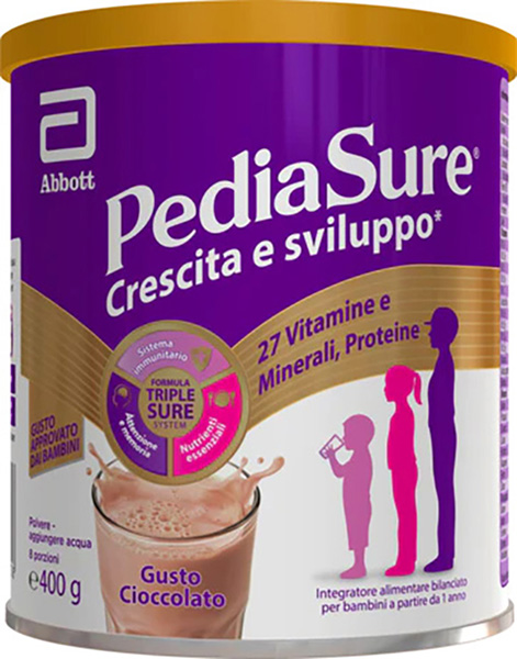 PEDIASURE CRESCITA&SVILUPPO CIOCCOLATO 850 G - Farmacia Del Monaco