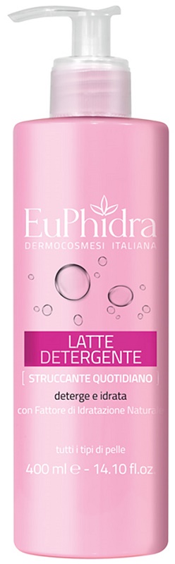 EUPHIDRA LATTE DETERGENTE STRUCCANTE QUOTIDIANO 400 ML - Farmacia Del Monaco