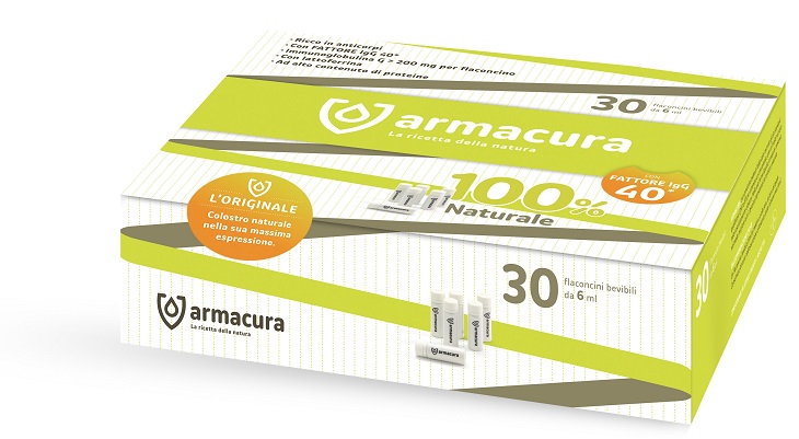 ARMACURA COLOSTRO 100% 30 FLACONCINI BEVIBILI - Farmacia Del Monaco