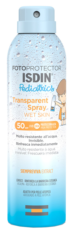 FOTOPROTECTOR PED TRASPARENT SPRAT SPF50 250 ML - Farmacia Del Monaco