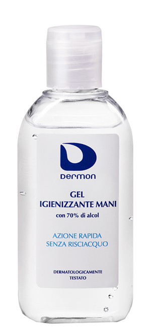 DERMON GEL IGIENIZZANTE MANI 100 ML 70% ALCOOL - Farmacia Del Monaco