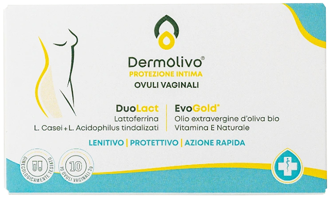DERMOLIVO OVULI VAGINALI 10 PEZZI - Farmacia Del Monaco