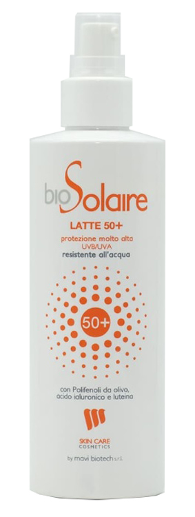 BIOSOLAIRE LATTE 50+ PROTEZIONE MOLTO ALTA 200 ML - Farmacia Del Monaco