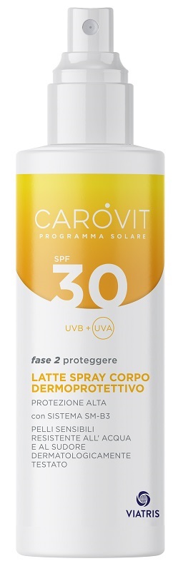 CAROVIT PROGRAMMA SOLARE LATTE CORPO SPF30 200 ML - Farmacia Del Monaco