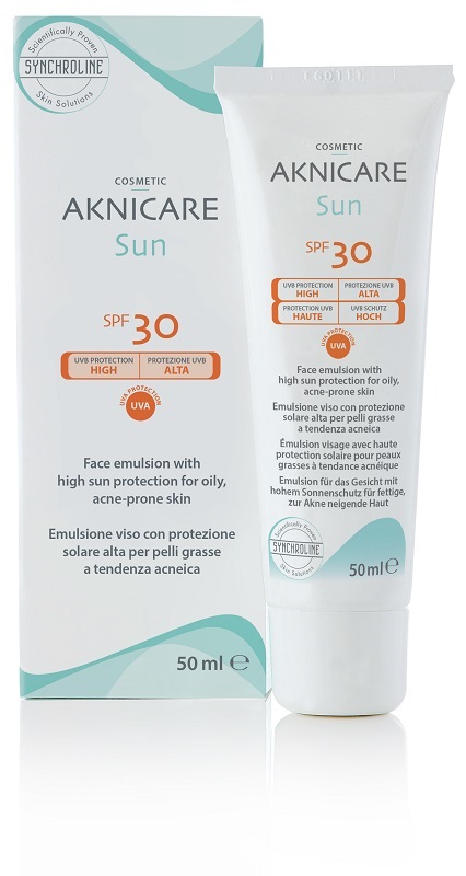 AKNICARE SUN SPF 30 50 ML - Farmacia Del Monaco