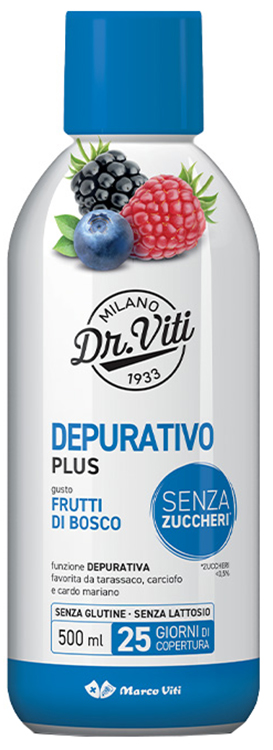 DEPURATIVO PLUS FRUTTI DI BOSCO 500 ML - Farmacia Del Monaco