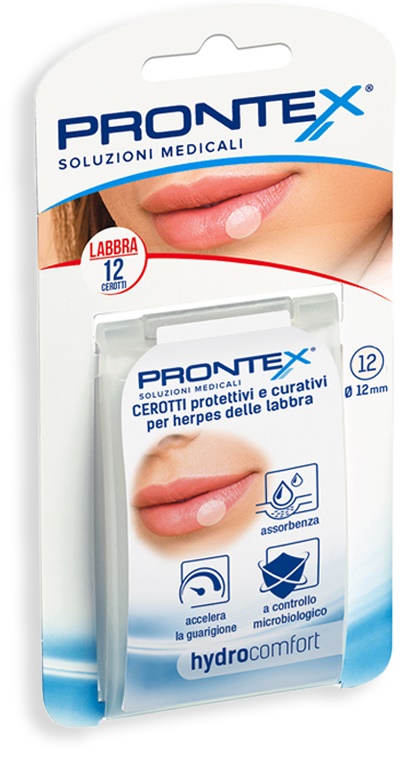 PRONTEX HYDROCOMFORT HERPES 12 PEZZI - Farmacia Del Monaco
