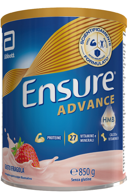 ENSURE ADVANCE FRAGOLA 850 G - Farmacia Del Monaco